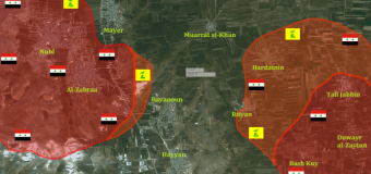 Карта боевых действий в Сирии на сегодня: бои за стратегическую трассу под Дамаском, окружение в Алеппо и провокации в Латакии