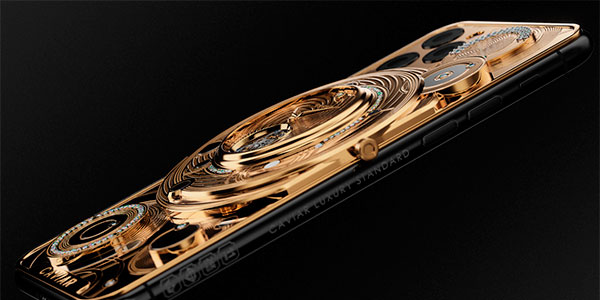 Эксклюзивные iPhone разных моделей из золота с бриллиантами