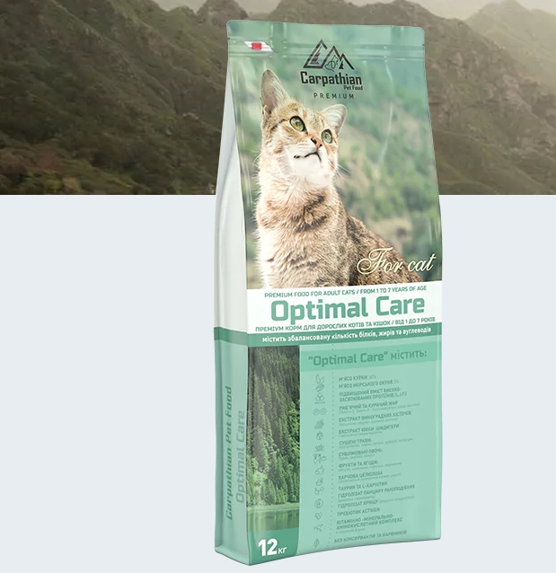 Премиум корм для кошек ТМ Carpathian Pet Food