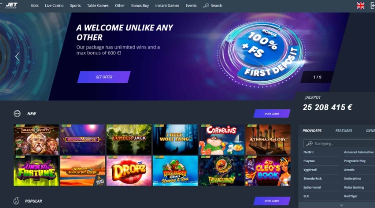 Jet Casino: Официальный Сайт – Ваш Первый Шаг в Мир Азартных Развлечений