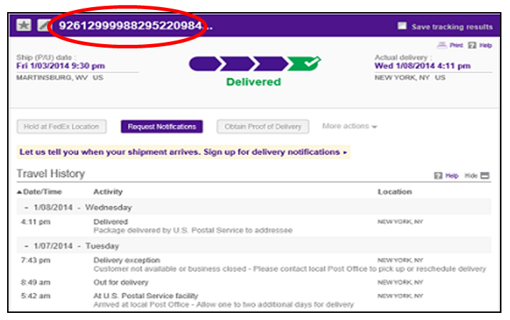 Tracking Number и его особенности